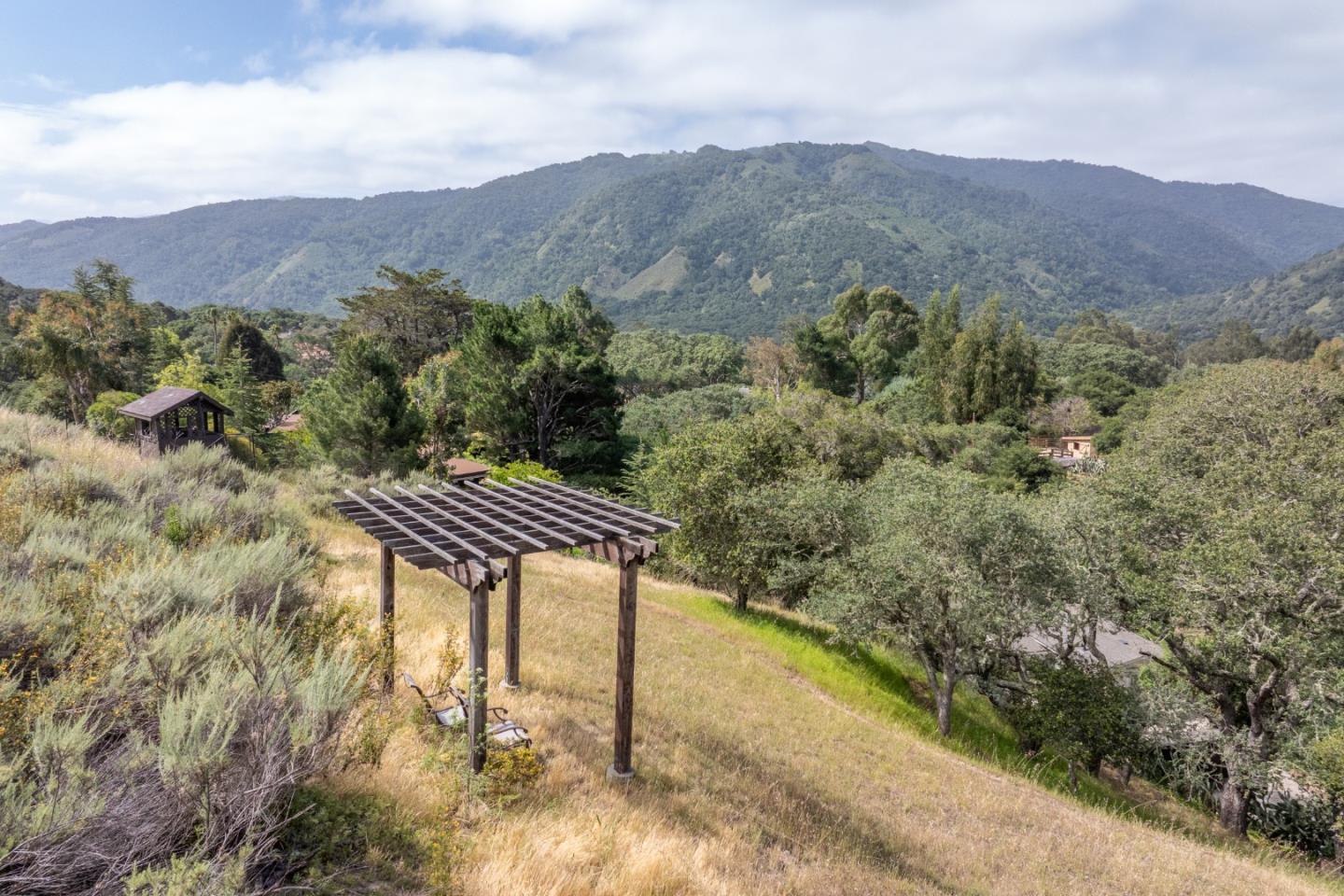 46 Middle Canyon Road Carmel Valley, CA 93924 - Photo 58 of 74 a view of a backyard with mountain view
