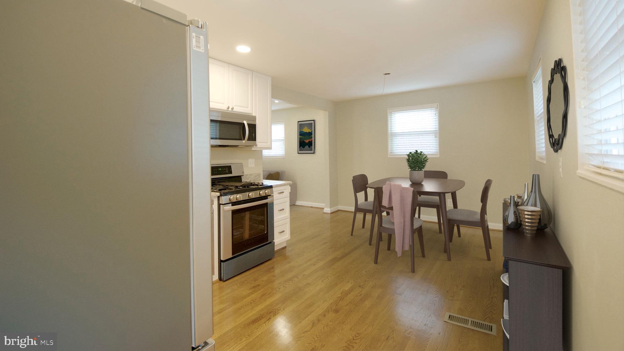 4715 Oxbow Road Rockville, MD 20852 - Photo 14 of 36 Kitchen and Dining Staged