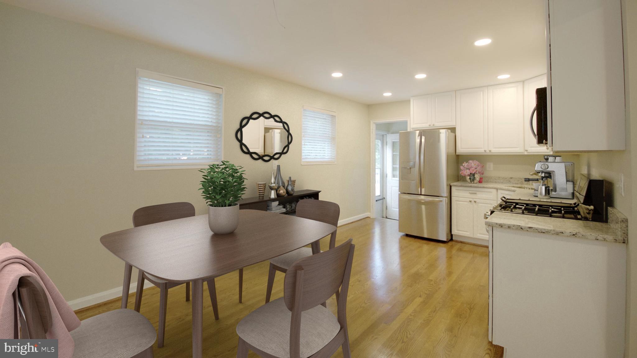 4715 Oxbow Road Rockville, MD 20852 - Photo 9 of 36 Dining and Kitchen Staged