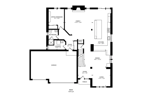 a picture of a floor plan