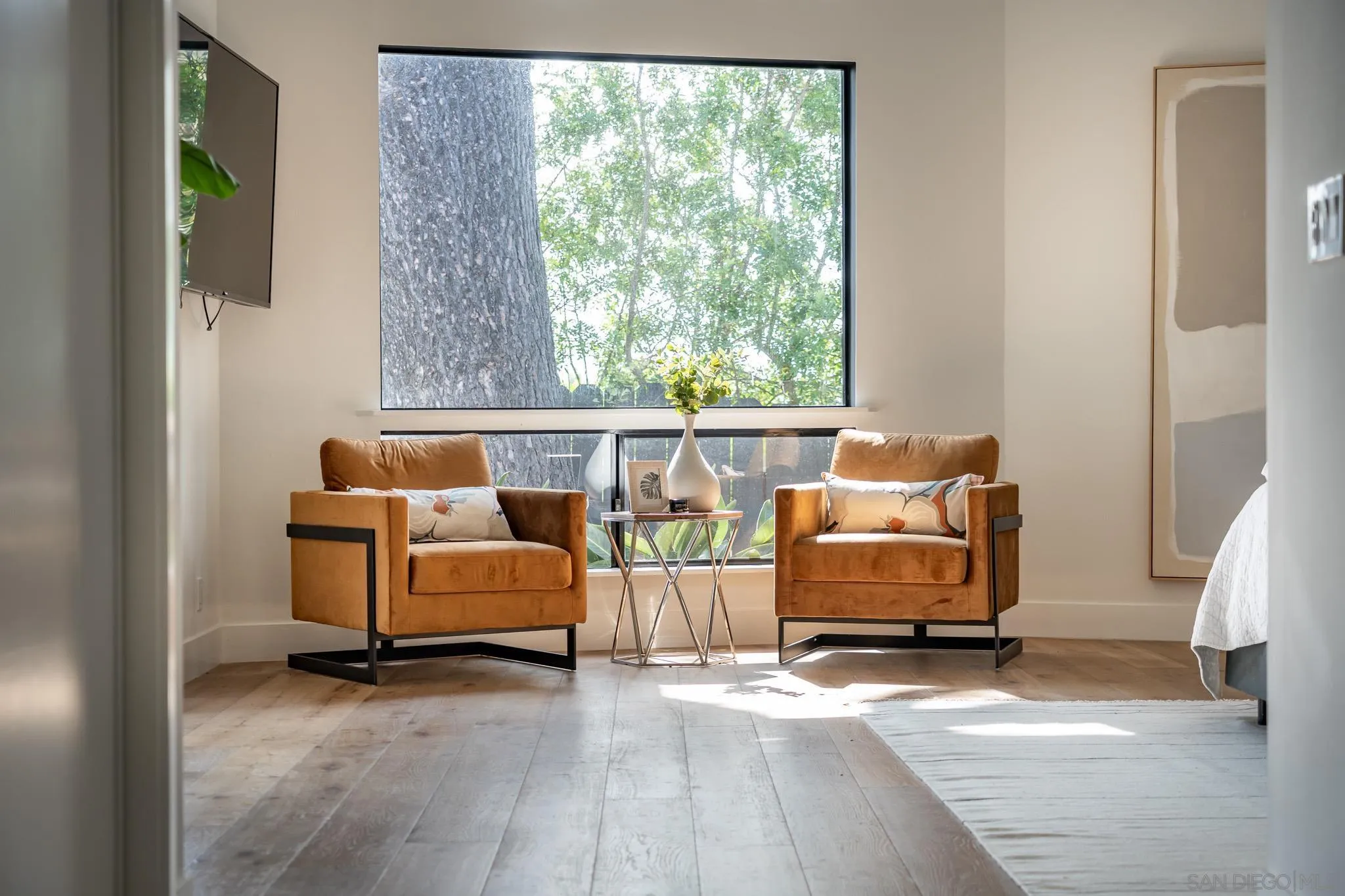 16610 Los Morros Rancho Santa Fe, CA 92067 - Photo 23 of 50 a bedroom with furniture and window