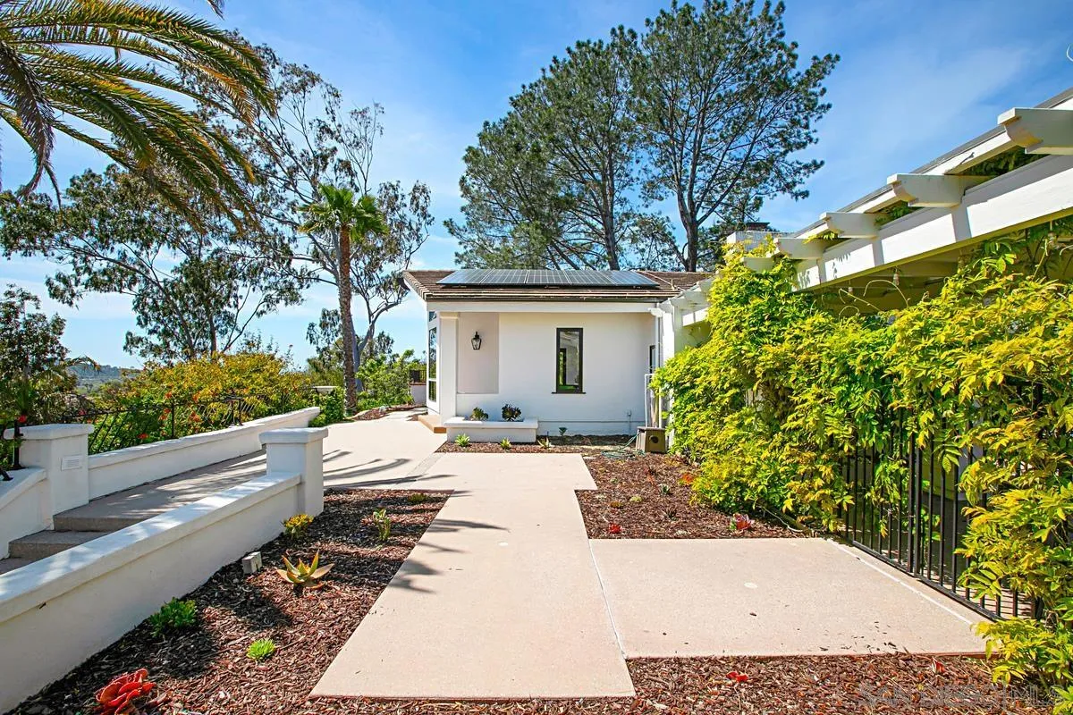 16610 Los Morros Rancho Santa Fe, CA 92067 - Photo 36 of 50 a view of a backyard with sitting area