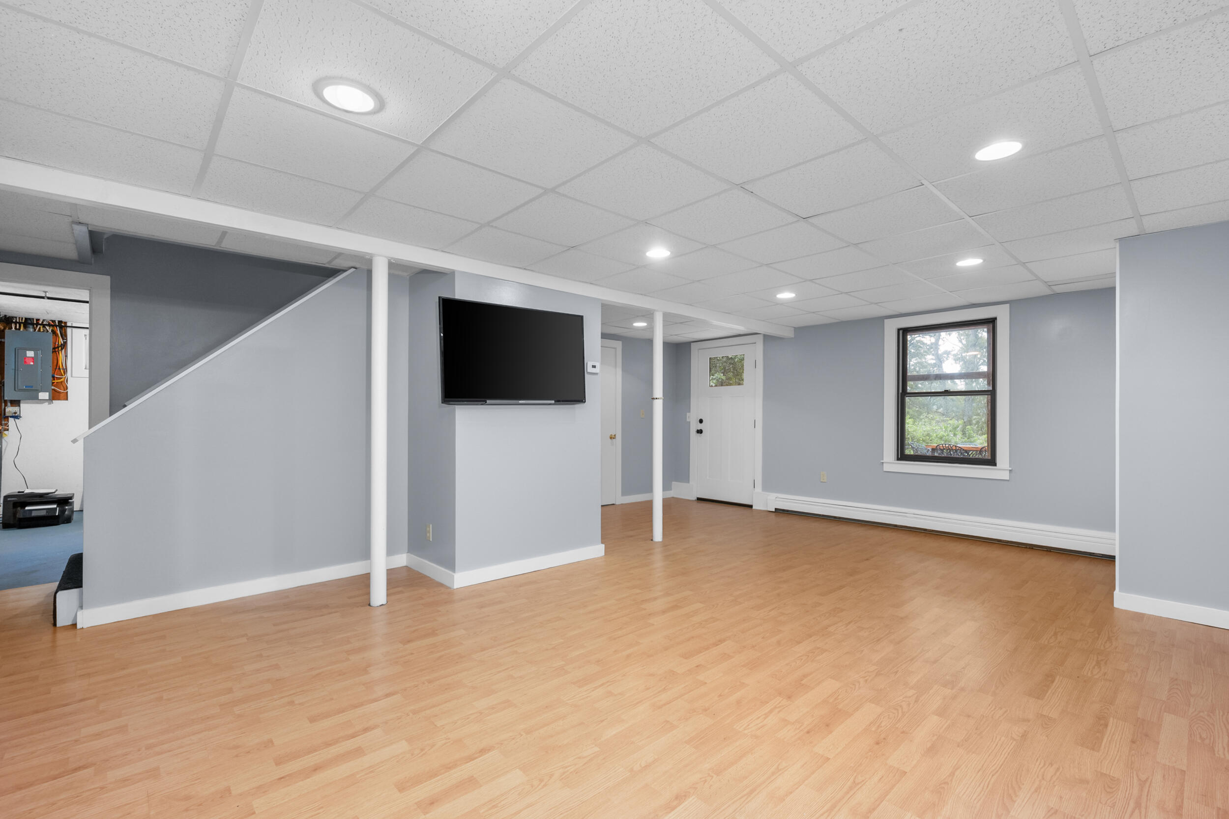 24 Chickadee Circle Chatham, MA 02633 - Photo 25 of 44 a view of an empty room with a flat screen tv