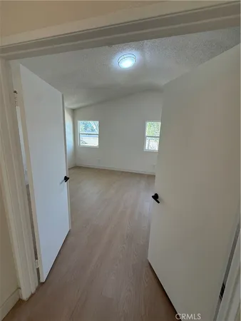 a view of hallway with window