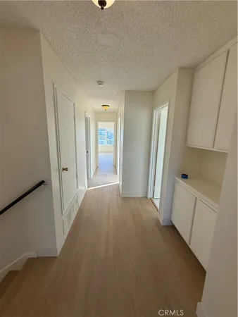 a view of hallway with front door