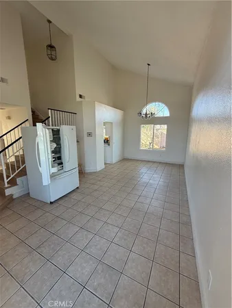 a view of a livingroom with a window