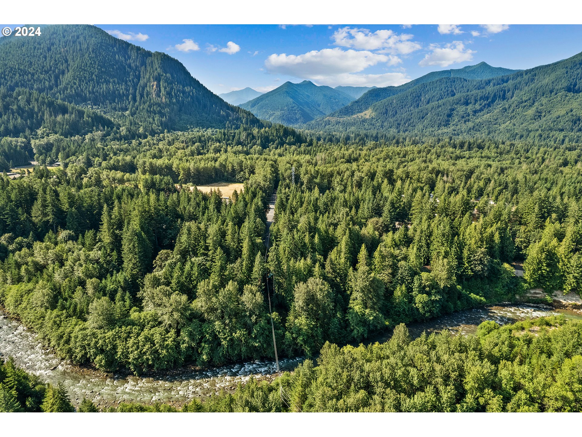 East Vine Maple Drive Rhododendron, OR 97049 - Photo 17 of 18 a view of a lush green hillside and houses