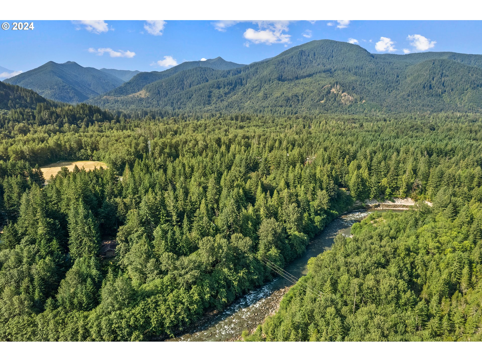 East Vine Maple Drive Rhododendron, OR 97049 - Photo 18 of 18 a view of a lush green hillside and a houses
