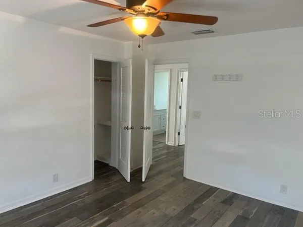 wooden floor in an empty room