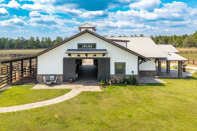 a view of a swimming pool with an ocean view