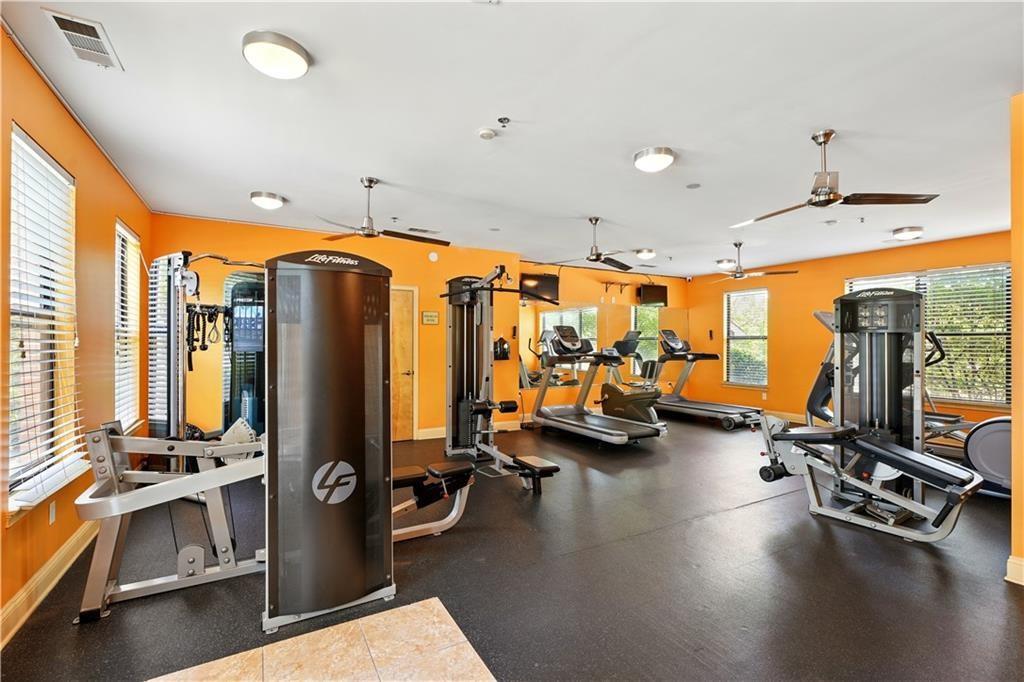 898 Oak Street Southwest, Unit 1214 Atlanta, GA 30310 - Photo 20 of 23 a view of a room with gym equipment