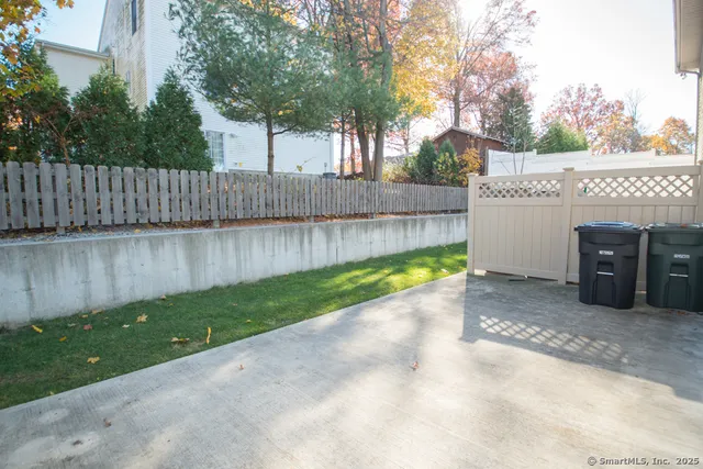 a view of backyard and tree