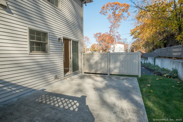 a view of road with house