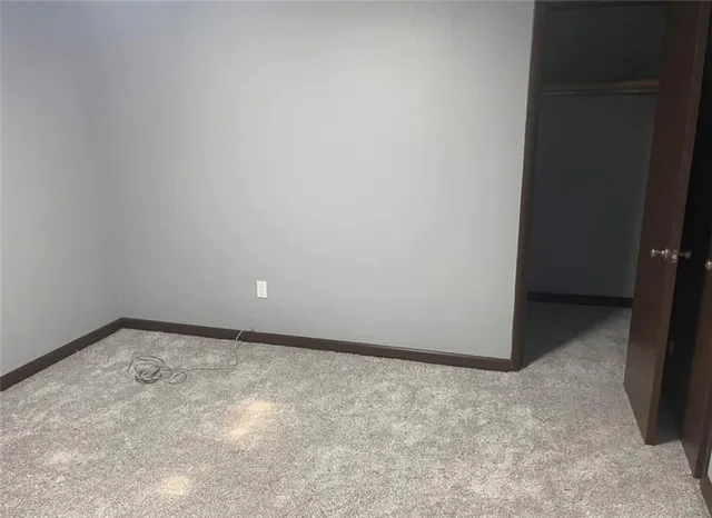 a view of empty room