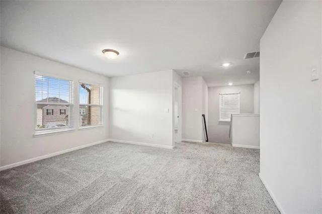 a view of an empty room