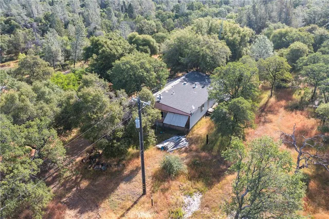 a aerial view of a house