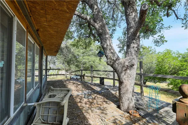 a view of outdoor space with seating area