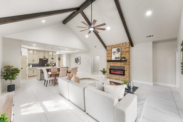 508 Luzon Street Tool, TX 75143 - Photo 15 of 40 a living room with furniture and white walls