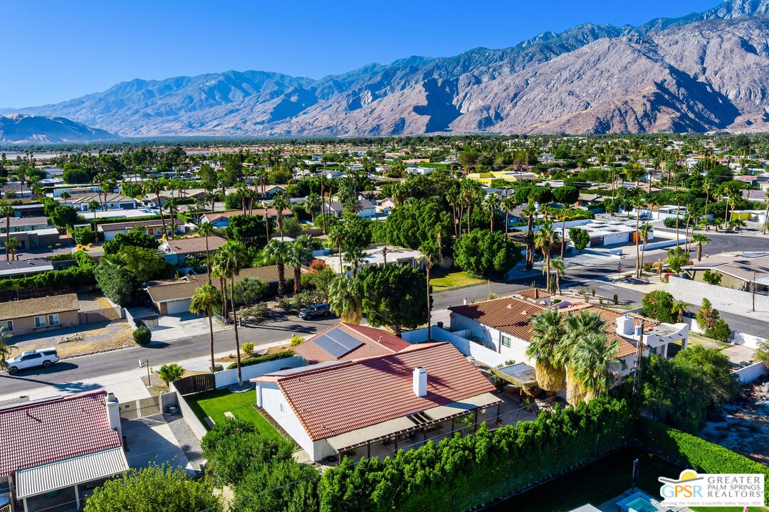 2750 East Vincentia Road Palm Springs, CA 92262 - Photo 5 of 55 an aerial view of residential house with outdoor space