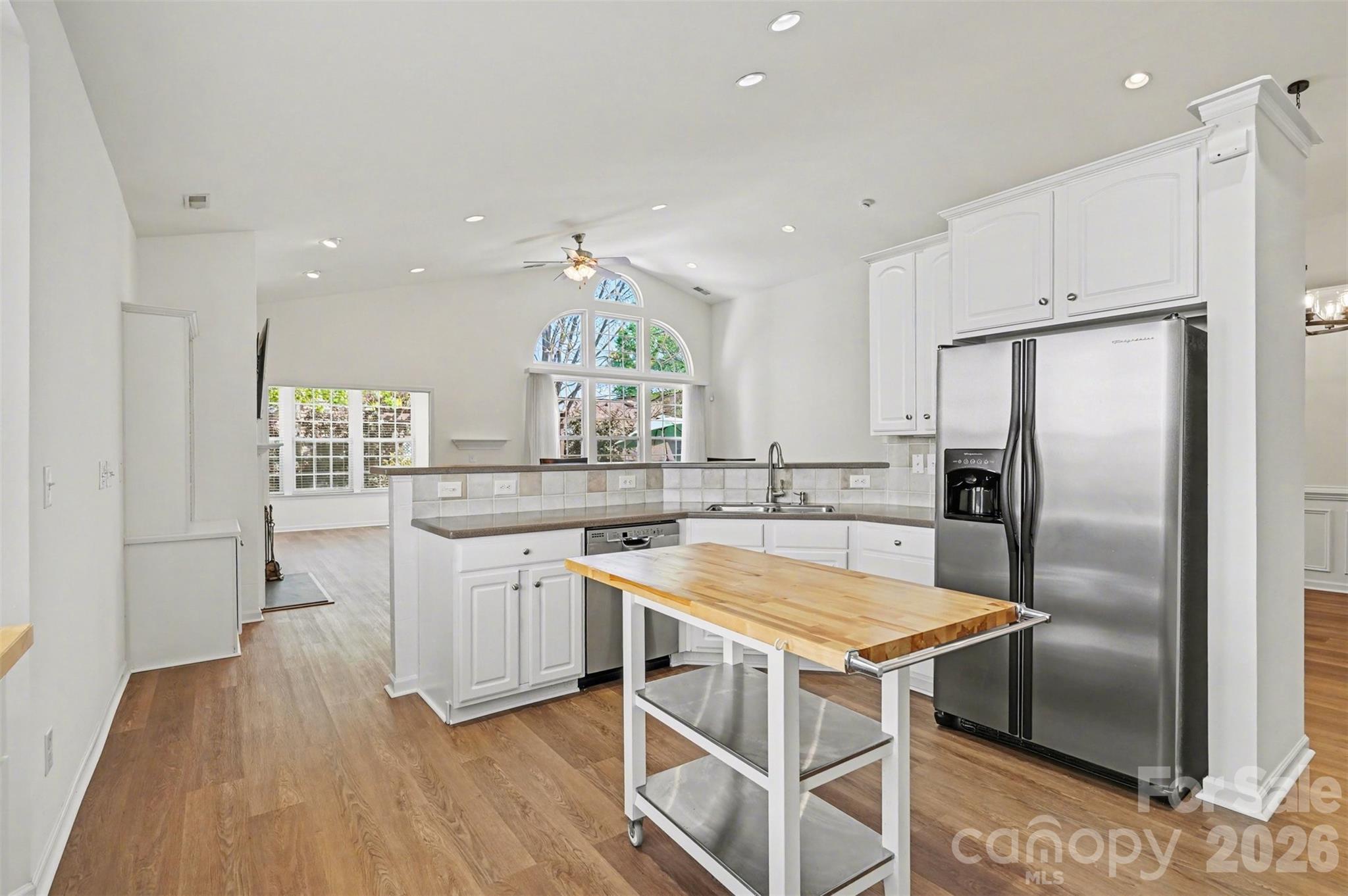 977 Platinum Drive Fort Mill, SC 29708 - Photo 14 of 41 a kitchen with a refrigerator a sink and cabinets
