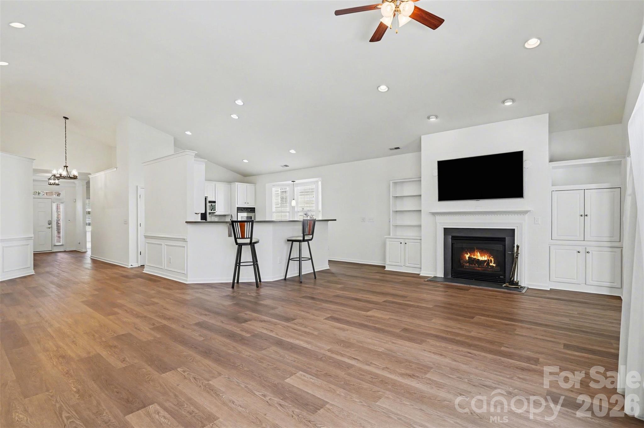 977 Platinum Drive Fort Mill, SC 29708 - Photo 8 of 41 a view of a livingroom with a fireplace and window