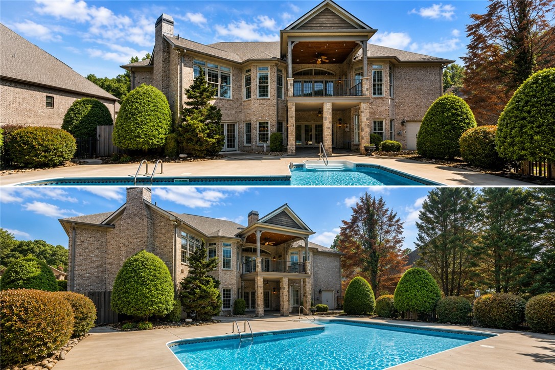 114 Willowbend Drive Anderson, SC 29621 - Photo 3 of 50 This magnificent residence boasts a spacious exterior with a private pool, perfect for entertaining and relaxation.