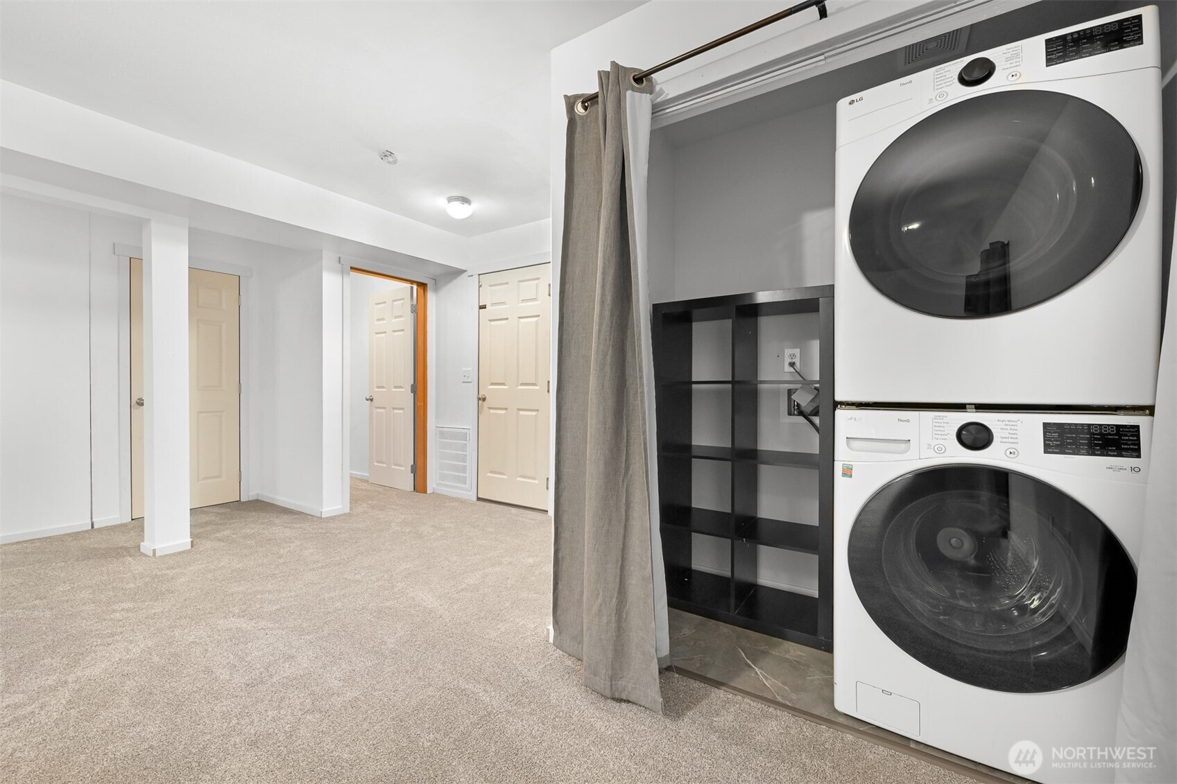 512 Allison Way Nooksack, WA 98276 - Photo 30 of 37 a view of a storage & utility room with washer and dryer