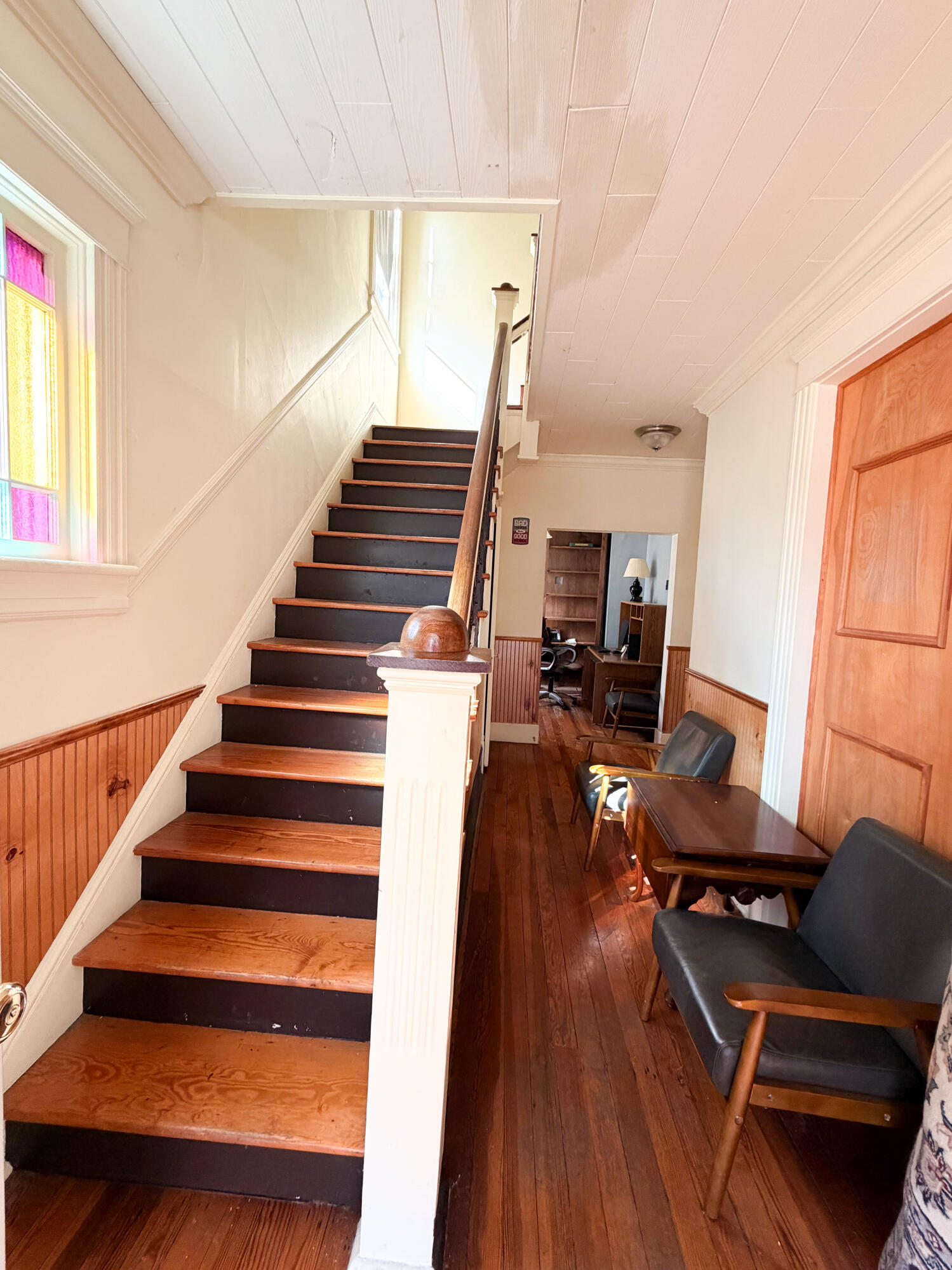 226 West Locust Street Covington, VA 24426 - Photo 6 of 45 a view of entryway and workspace with wooden floor