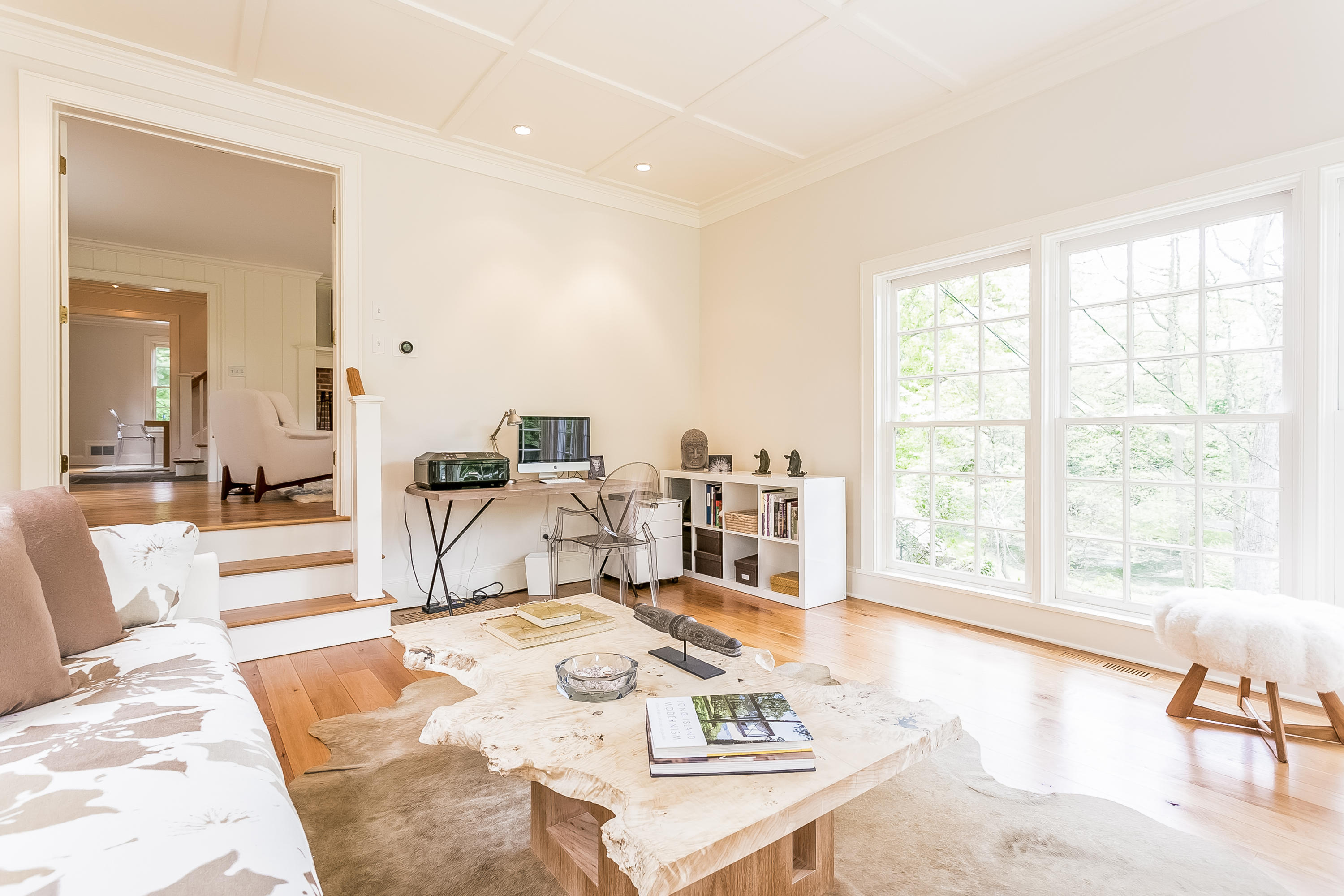33 Tory Hole Road Darien, CT 06820 - Photo 11 of 24 a living room with furniture and a large window