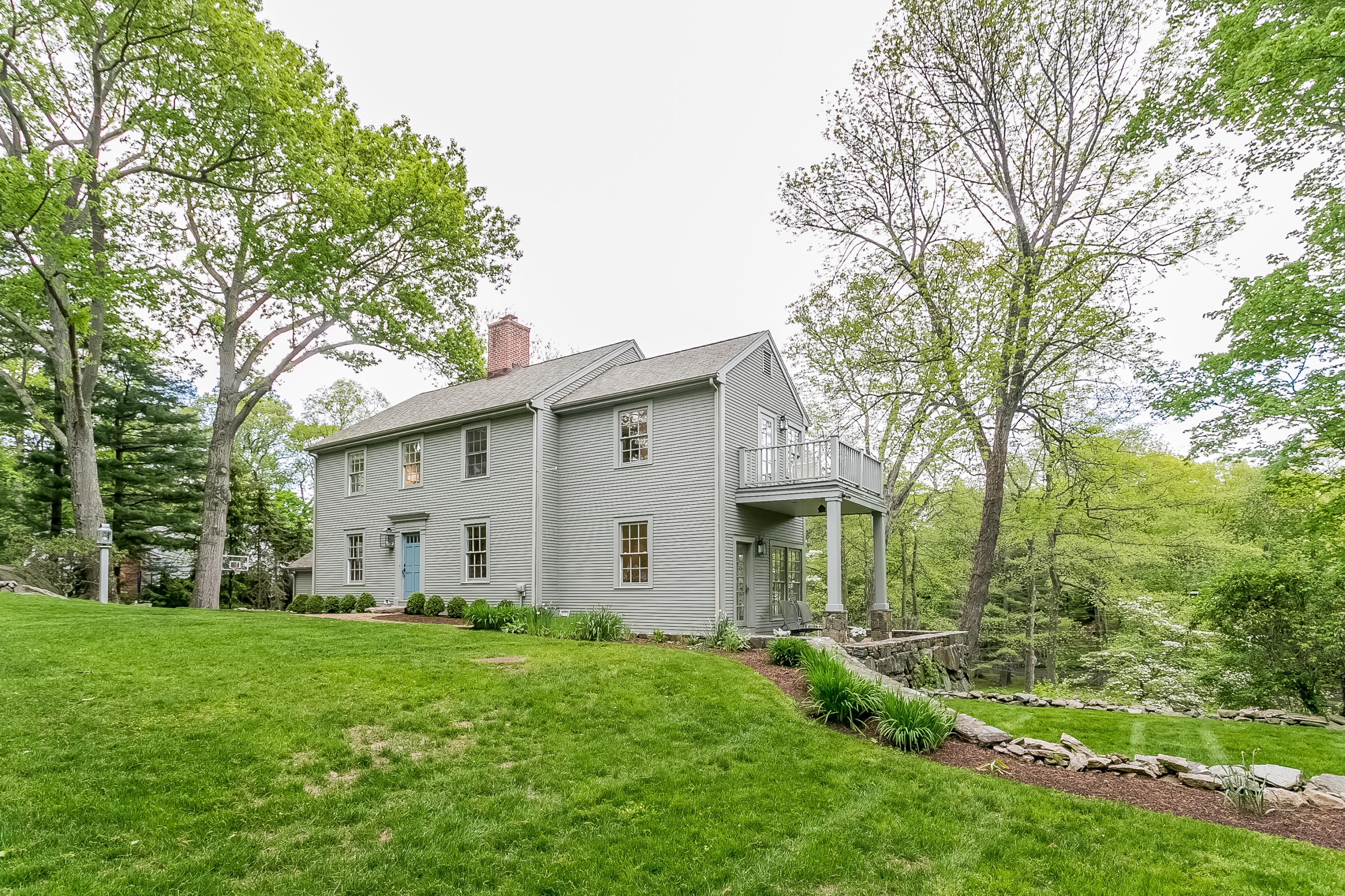 33 Tory Hole Road Darien, CT 06820 - Photo 2 of 24 a view of a house with backyard and a tree