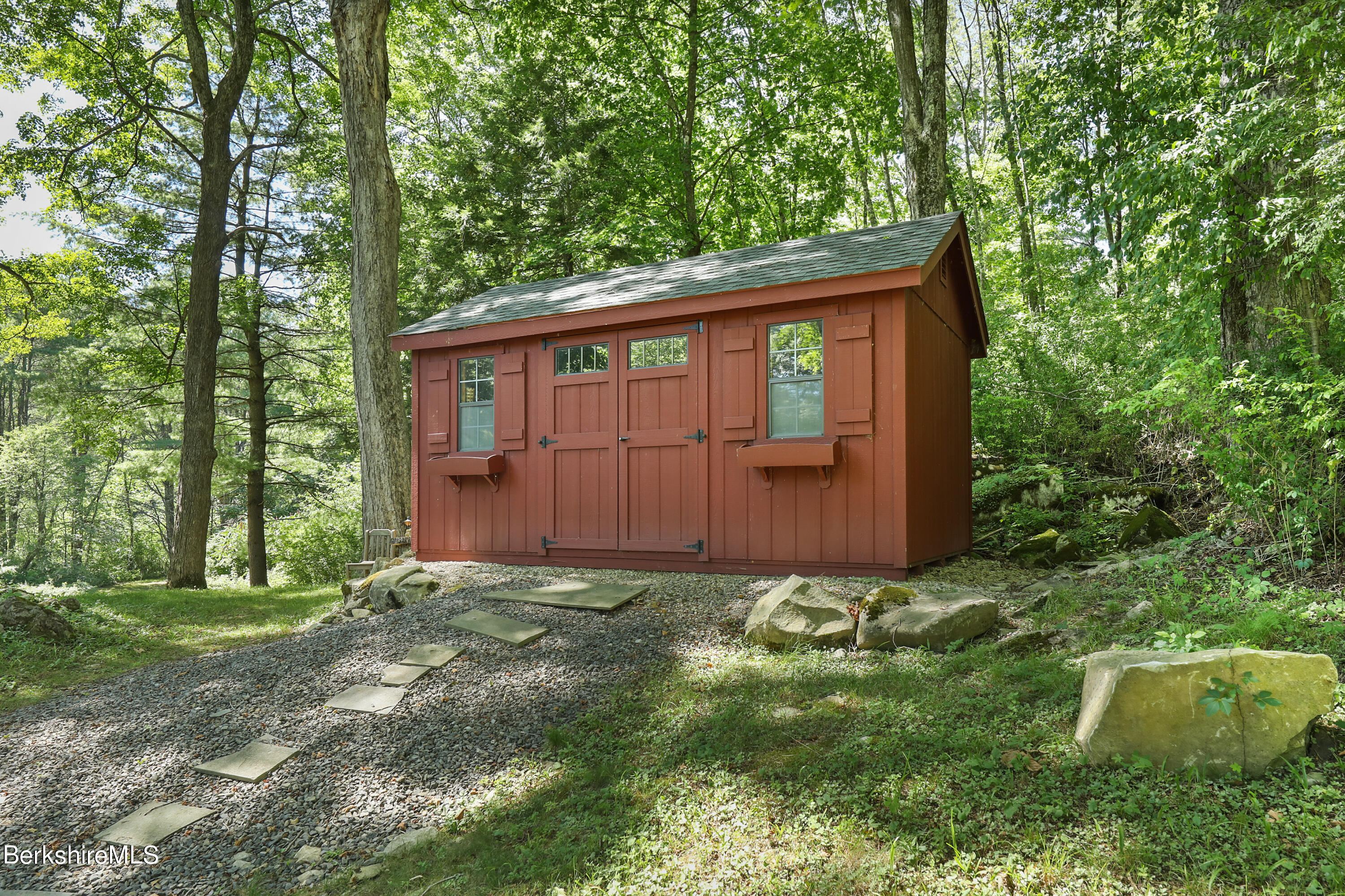 38 Rowe Road Egremont, MA 01230 - Photo 35 of 42 Backyard shed