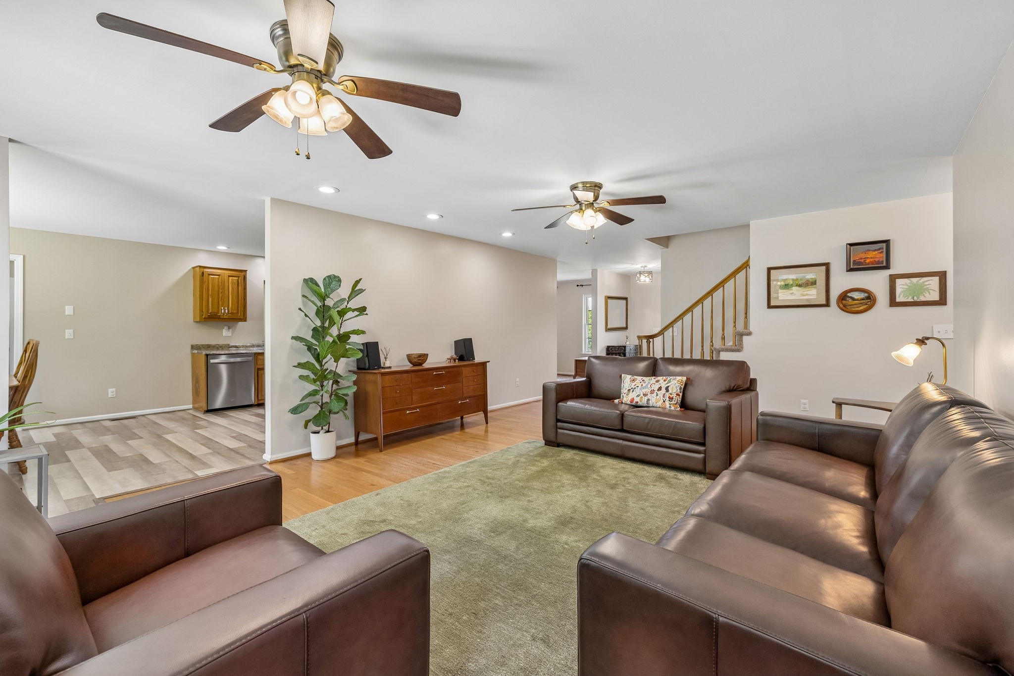 1915 Greenwood Road Charlotte, TN 37036 - Photo 15 of 60 a living room with furniture and a chandelier