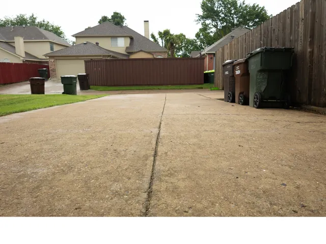 a black and white house with a outdoor space