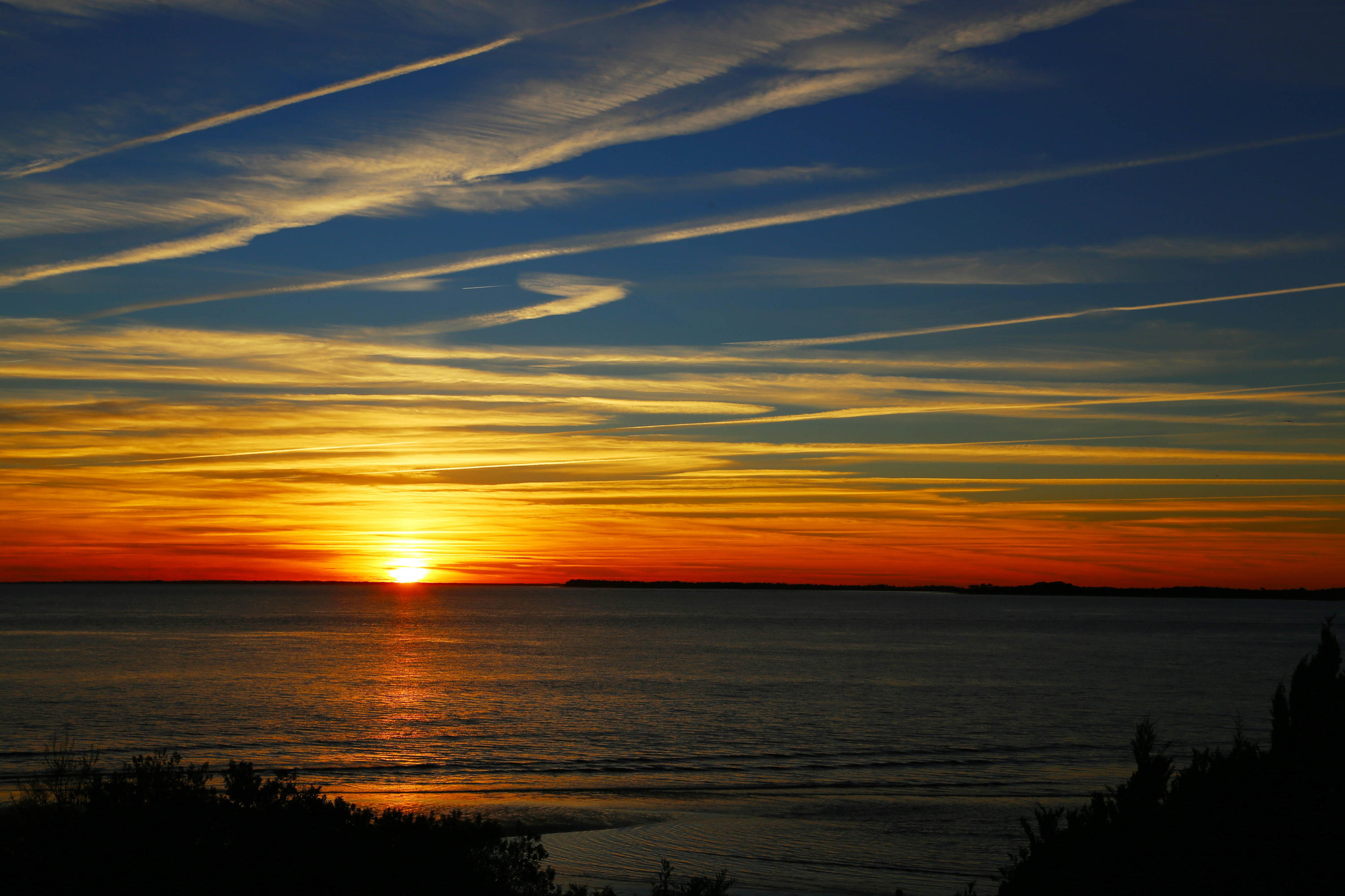 3604 Yacht Club Road Edisto Beach, SC 29438 - Photo 57 of 58 sunset on sound
