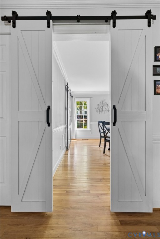 14321 Crossings Ridge Drive Midlothian, VA 23113 - Photo 10 of 43 a view of entryway and hall with wooden floor