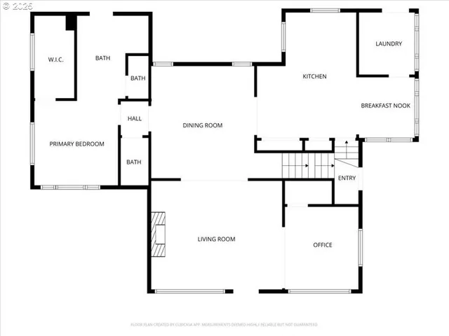 a picture of a floor plan