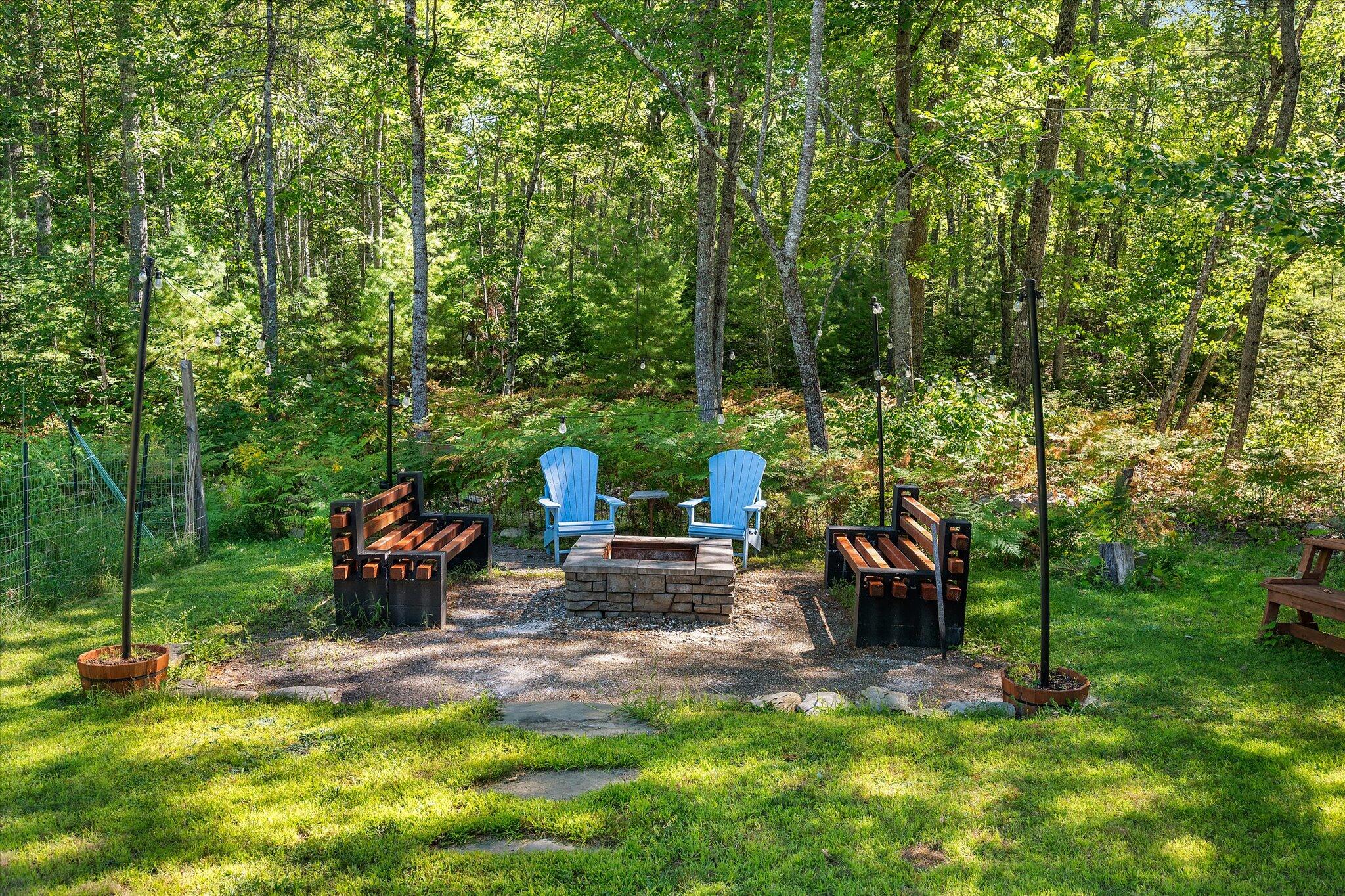 38 Carmel Road South Hampden, ME 04444 - Photo 56 of 72 56-Outdoor Fireplace