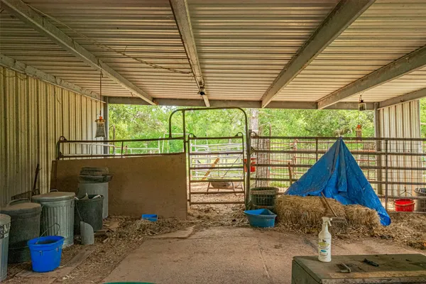 a view of car garage