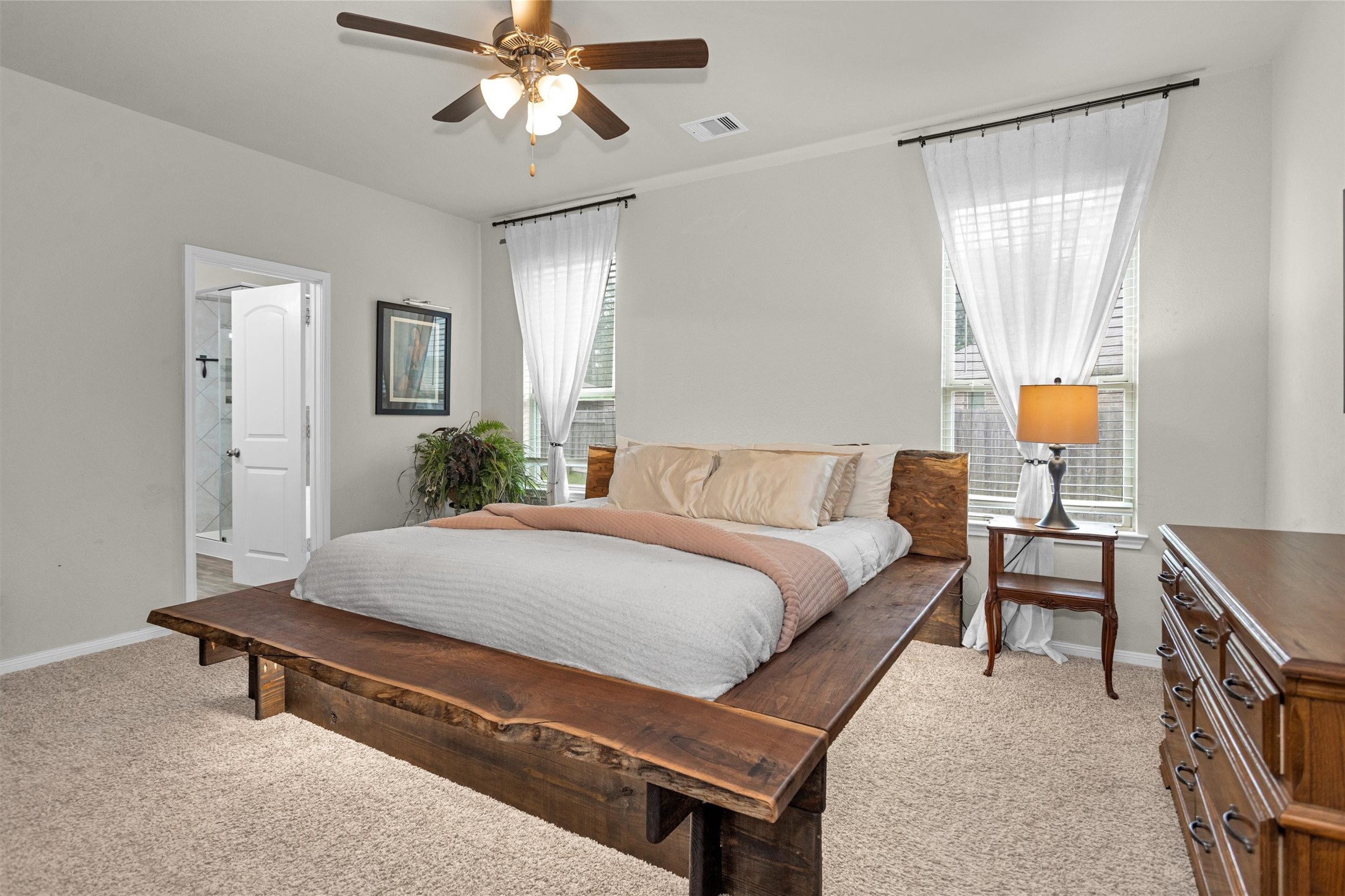 28000 Misty Evening Court Spring, TX 77386 - Photo 20 of 50 Primary bedroom downstairs.