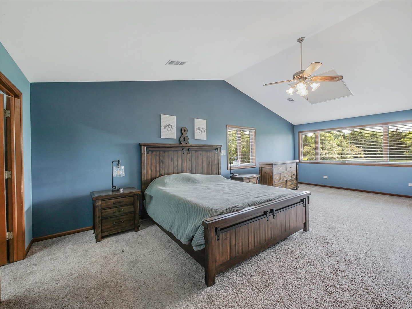 7240 West Colleen Court Monee, IL 60449 - Photo 29 of 57 a spacious bedroom with a bed and window