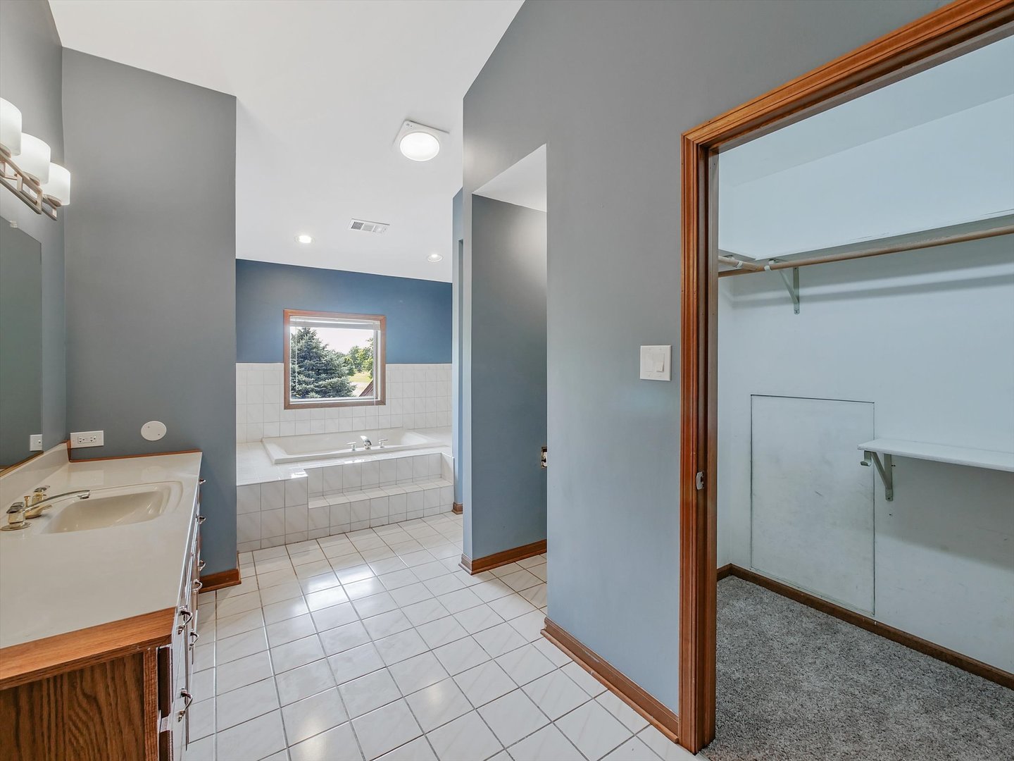 7240 West Colleen Court Monee, IL 60449 - Photo 33 of 57 a bathroom with a bathtub sink and toilet