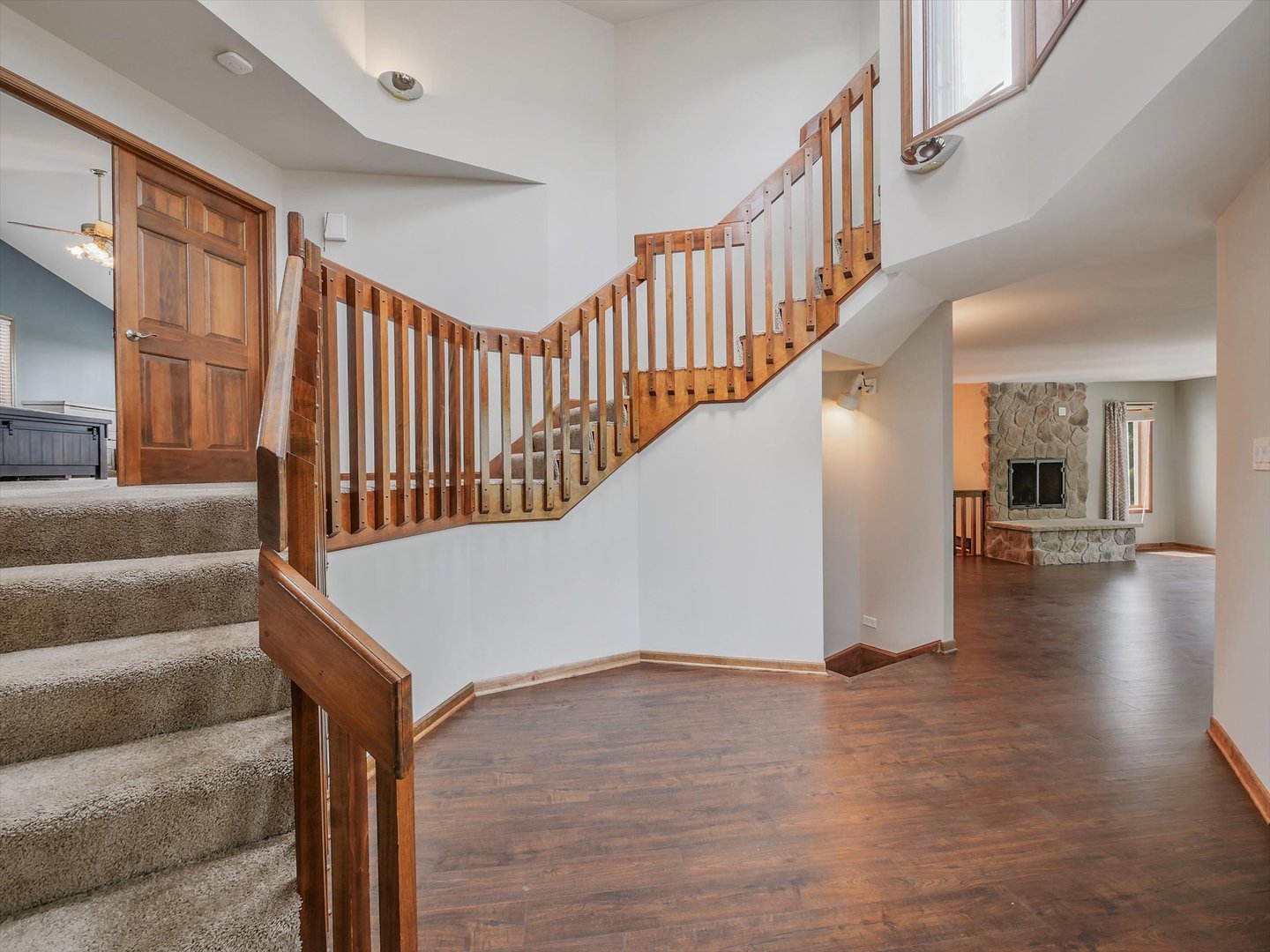 7240 West Colleen Court Monee, IL 60449 - Photo 8 of 57 a view of entryway and hall with wooden floor