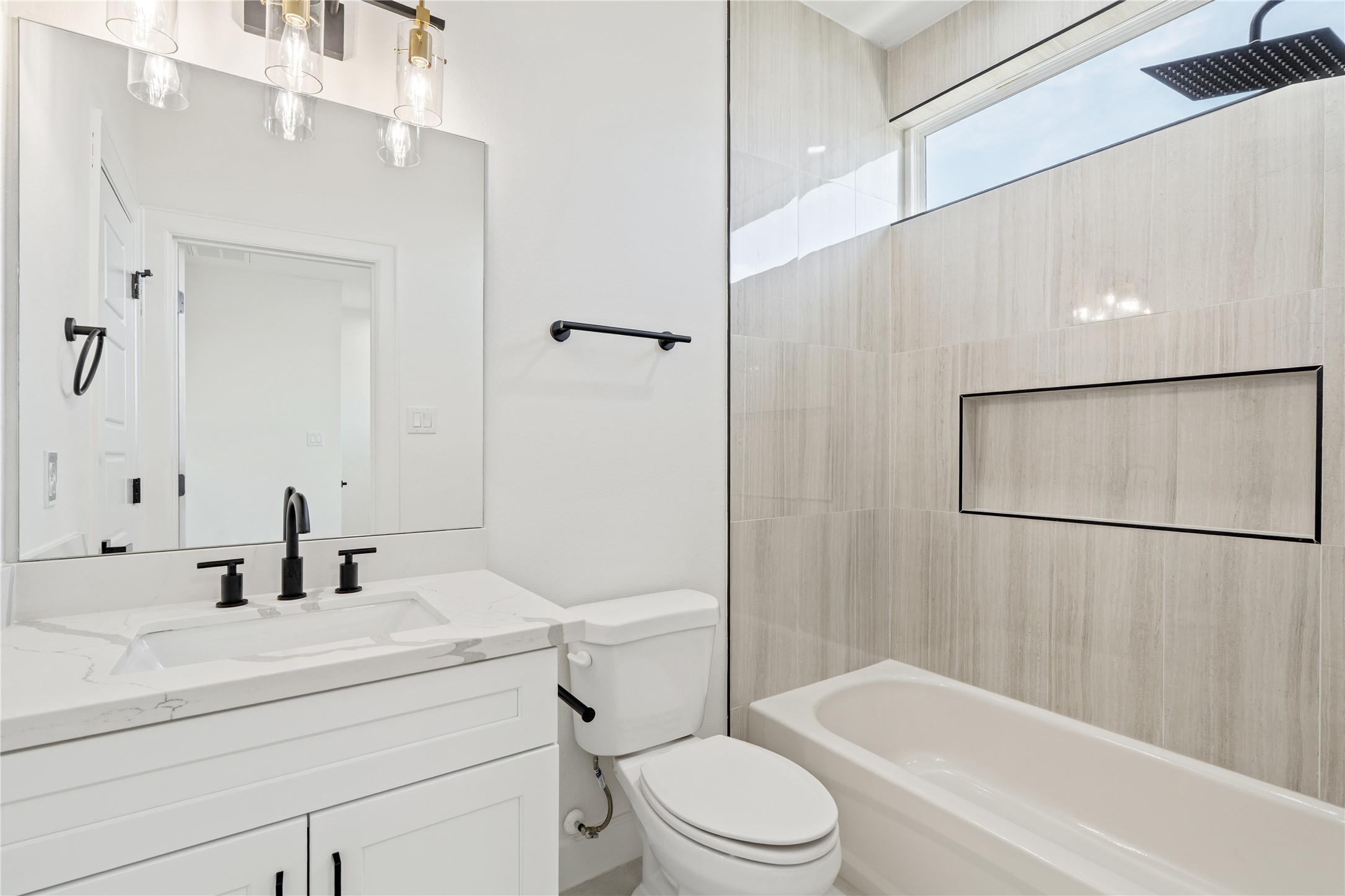 3601 Rebecca Street, Unit A Houston, TX 77021 - Photo 26 of 29 a bathroom with a sink toilet and shower