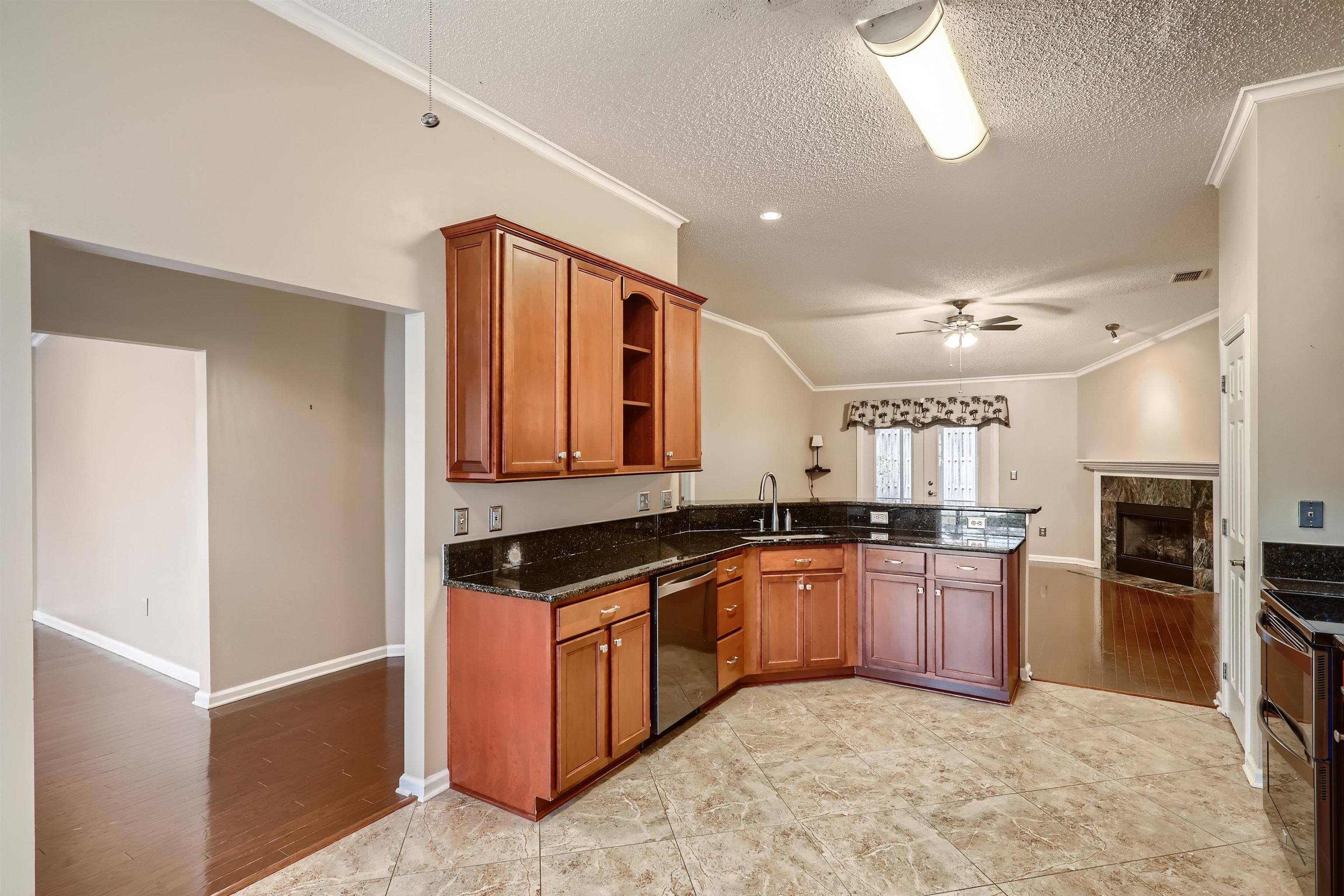 3684 Eagle Ridge Drive Jacksonville, FL 32224 - Photo 11 of 33 a kitchen with stainless steel appliances granite countertop a sink and stove