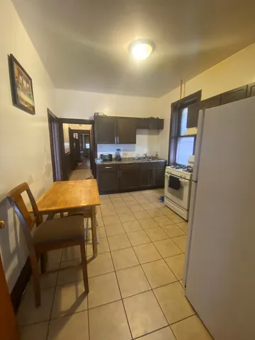 a hallway with closet