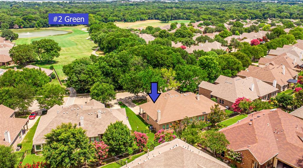 719 Scenic Ranch Circle Fairview, TX 75069 - Photo 3 of 36 an aerial view of a house with a yard and garden