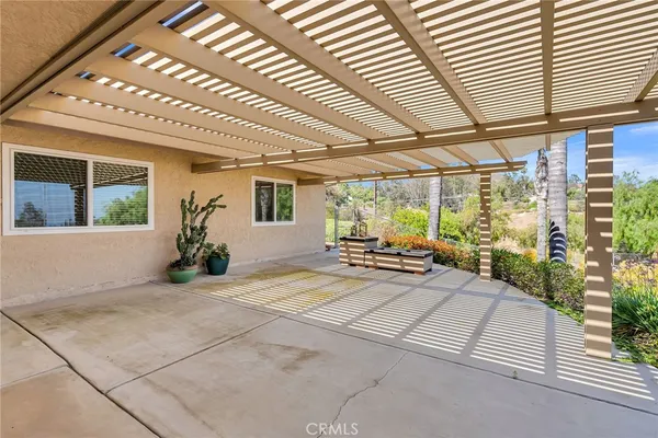 a view of a house with sitting area