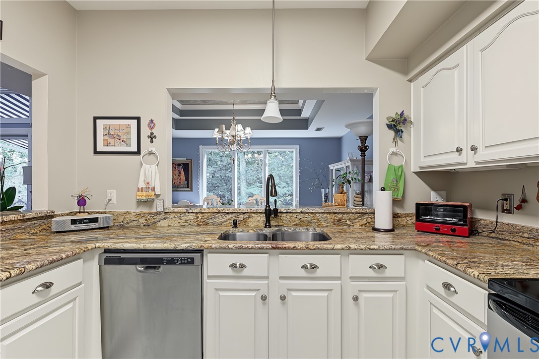 3131 Stony Point Road, Unit B Richmond, VA 23235 - Photo 35 of 65 Kitchen featuring light-toned cabinetry, a double