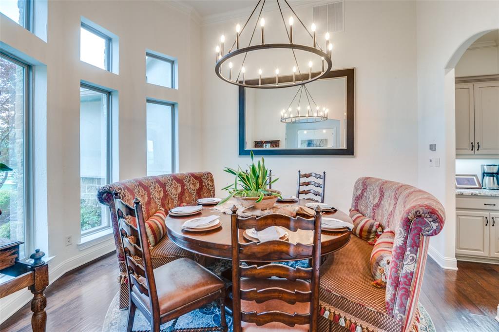 1404 Cumberland Drive Corsicana, TX 75110 - Photo 6 of 40 a view of a dining room with furniture wooden floor and chandelier