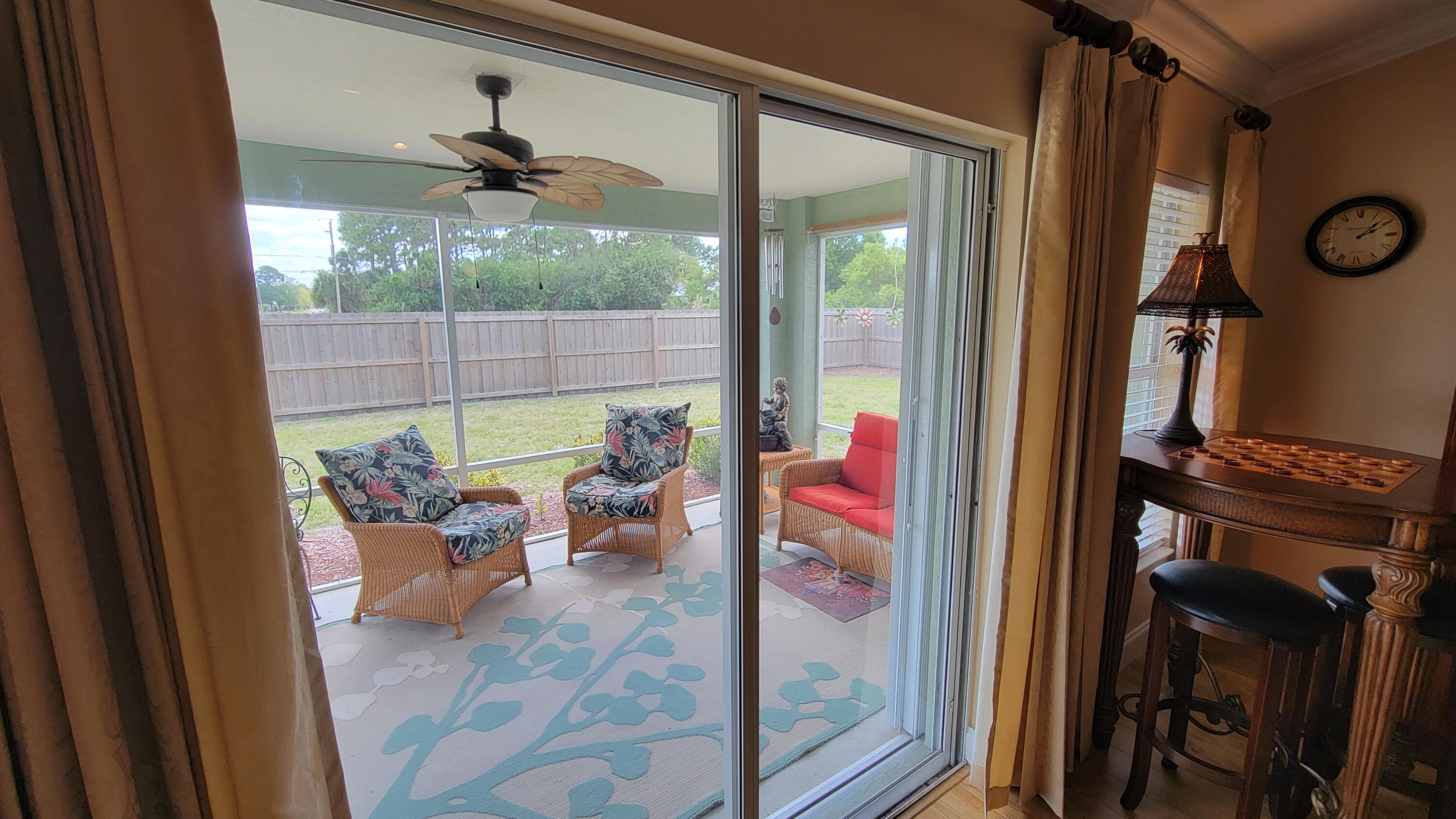 1562 Southwest Neponset Road Port St. Lucie, FL 34953 - Photo 9 of 19 Backyard view